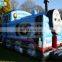 train inflatable bouncer bounce house combo jumping bouncy castle with slide