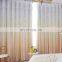 Wholesale new designs beautiful 2 layer polyester star lace decorativas fabric Ombre blackout curtain for bedeoom and livingroom