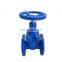 Epoxy resin Blue Color 120 Degree Temperature Flexible Disc Gate Valve