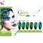 New light elegance manicure Soak Off Q.S Laiyin Green Purity glitter private label UV/LED Nail Gel Polish