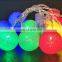 2019 hot sale Garden decorative 20L LED cotton ball string lamps led decorative Lights
