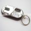 Mini Cute Pocket Keychain Keyring Beer Can Bottle Opener Led Flash Torch Light
