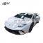 Спортивный боди-кит из сухого углепластика для Lamborghini Lp580 и Lp610: передний бампер, боковые плинтуса, задний бампер
