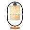 Nordic Style Table Lamp Bedroom Bedside Desk Lamp Chinese Retro Fabric Night Light