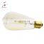 Tonghua Vintage Amber Glass Shell Edison Filament Bulb ST64-19AK E27 E26 Lamp Holder Dimmable Pendant Lamp