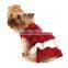 New Design Cotton Knitted Pattern Pet Dogs Sweater Dress