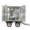 Movable Onsite Transformer Oil Filtration Machine Vacuum Oil Purifier with trailer