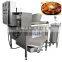 Stainless Steel Gas Full Automatic Fresh Chicken Meat Nugget Continuous Deep Fryer Machine For Food Factory