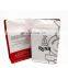 Custom printed flat bottom foil coffee bag packaging pouch with zip lock and vent