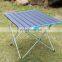 Personalized Lightweight Oxford Fabric Small Aluminum Folding Korea BBQ Camping Portable Table