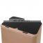 Two large compartments capacity high quality brown  rectangular stainless steel cushions with filter smart waste bin