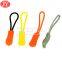 luggage accessories hot selling PVC zipper pull rubber ZIP pullers zipper slider cords
