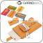 New Design Genuine Leather Mobile Phone Case with Earphone Organizer felt pouch for iphone 6/6S