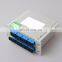 Rack Mount Plc Splitter ABS Box SC UPC Connectors Cassette Type 1X16 Optical Fiber Splitter