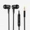3.5mm connector for mobile phone in-ear wired plastic earphone stereo sound headphone with mic and volume control