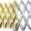 Aluminum expanded metal for sunscreen