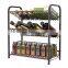 3-Tier Adjustable Spice Shelf Rack, Expandable Countertop Seasoning Bottle Holder Organizer for Cabinet