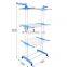 High recommended Multi-layer outdoor indoor drying rack metal clothes hangers