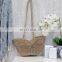 New Trend 2022 Seagrass Handbag 100% Nature Straw Woven Tote Bag Seagrass Bag Long Handles