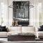 Custom Modern RENNES Round Glass Lampshade Metal Chandelier Hanging Living Room Dining Room Hotel Ceiling Lighting Home Decor