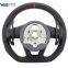 For Audi A3 A4 A5 S3 S4 S5 B9 Full Alcantara Red Stitching Steering Wheel With Key Button Frame Assembly