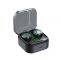 TWS Kopfh?rer 5.3 Drahtloser Bluetooth-Kopfh?rer In-Ear-Kopfh?rer Smart, gro?er HD-Spiegelbildschirm, Atmungslicht-Earphone