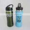 Stainless Steel Water Bottle With Straw Sport