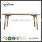 Modern solid wood dining table wholesale