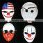 Hot sale 2015 halloween carnival mask PVC adult party masks Payday2 cosplay Christmas make party mask