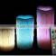 Moving wick battery operated flameless candle with timer and remote lifetime guarantee