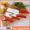 Ceramic fruit and vegetable knife for kitchen