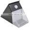 Quality goods 12 led solar human body induction lamp solar wall lamp solar garden lamp triangle shape led light