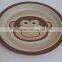 2015 hot selling bamboo fibre product ,monkey decal dinner set