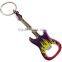 Hot Selling Custom Made Souvenir Customized Guitar Metal Keychain