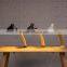 Desk lamp wood table lamp Iron lampshade for reading