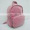 The lovely pink PU leather casual backpack, Women Outdoor Sports day backpack