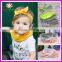 Cotton knot headband and scarf, knot headband, knot headbands for baby girls