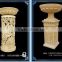 Artificial sandtone flower pots pillar