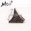 Oval Pattern Engraved Antique Silver Color Retro Style Color Changing Mood Emotion Feeling Ring for Women Mood Ring with Colors