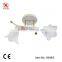 European Classical White Flower Glass Chandelier Ceiling Light