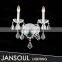 magnifying promotional egyptian style charming decorative crystal chain drop wall sconce hanging mounted chandelier