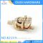 Shiny light gold bag fitting accessories, bag accessories insert buckle for lady handbag