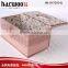 household canvas wooden square tissue box