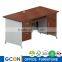 maple walnut desktop PC laminate computer desk table with 3 drawers                        
                                                Quality Choice