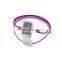 adjustable engraved bar code metal bracelet with string