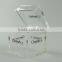 Top grade acrylic donation box with lock with galaxy design