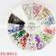 12 Color Wheels Art Supplies Mini Acrylic Nail Art Rhinestone Manicure Wheels