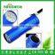 3*AAA Battery flashlight 9 Led Mini Torch Flash 4 colors for Camping