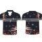 Custom polyester good sale blue sublimation polo shirt