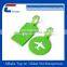 Custom new design travel airline paper luggage tag